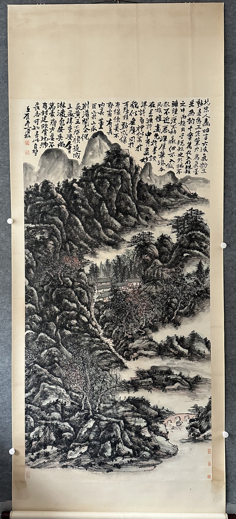 A Chinese hand painting, 19TH/20TH Century Pr. - Image 2 of 11