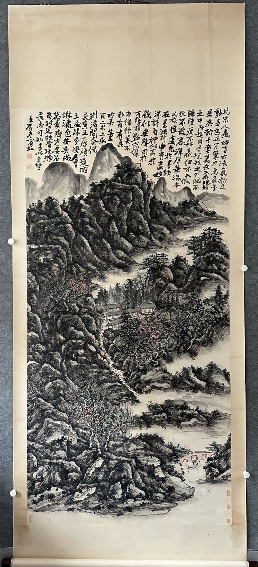 A Chinese hand painting, 19TH/20TH Century Pr. - Bild 2 aus 11