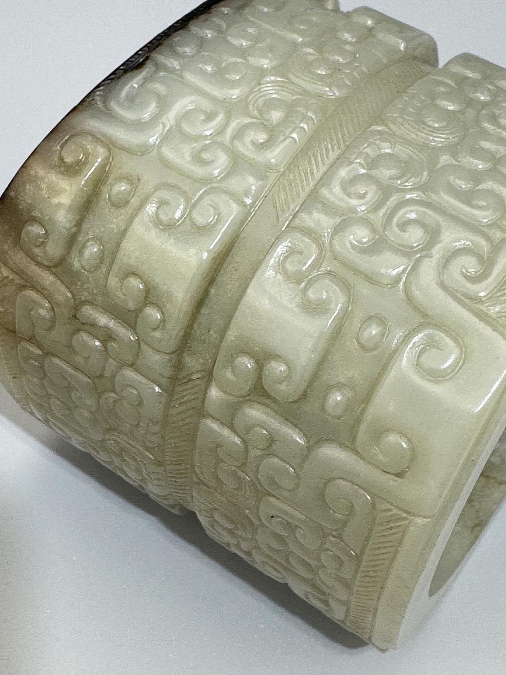 A Chinese jade ornament, 13TH/16TH Century Pr.Collection of NARA private gallary.  - Image 12 of 12