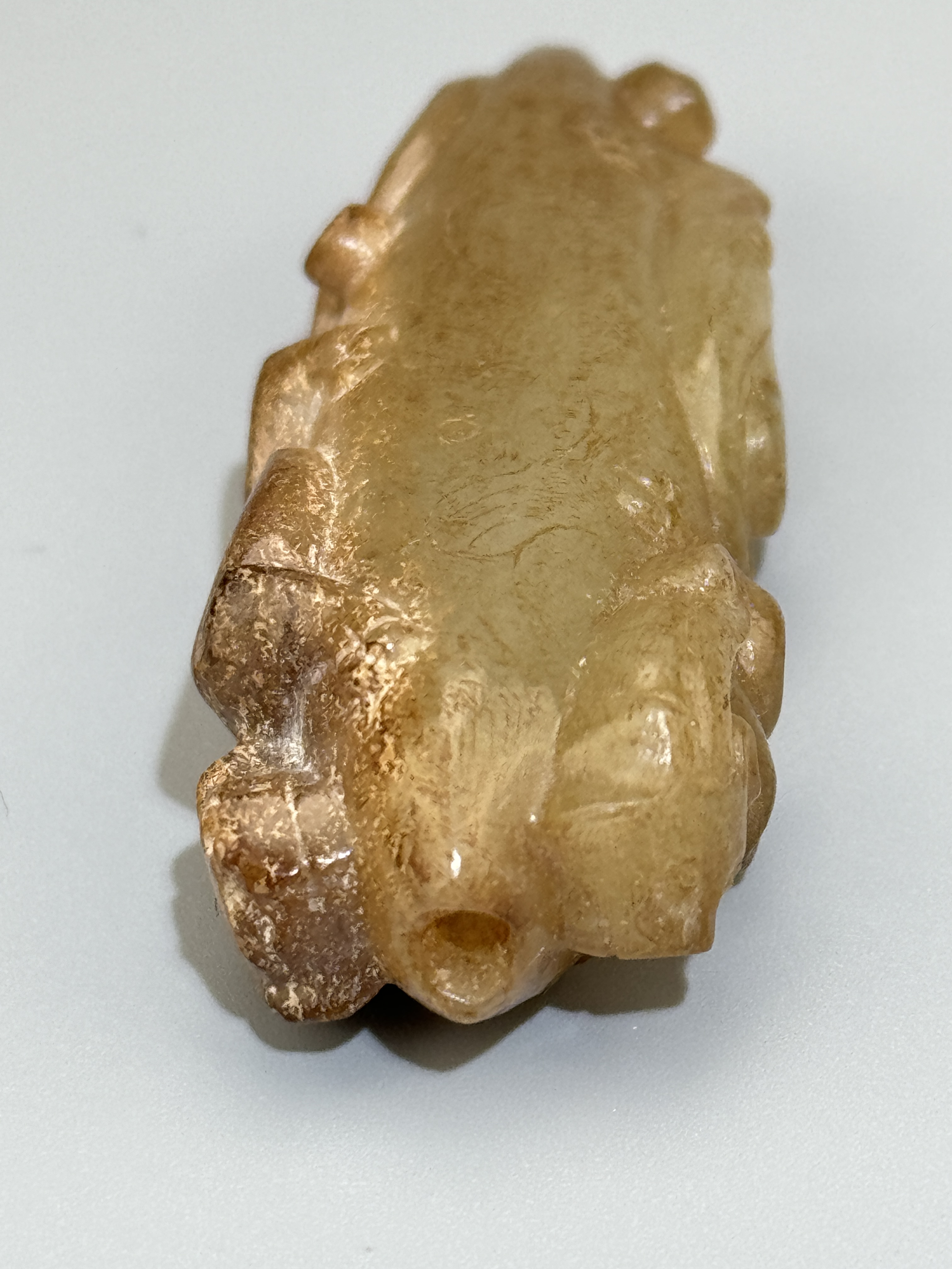 A Chinese jade ornament, 13TH/16TH Century Pr.Collection of NARA private gallary.  - Image 4 of 9