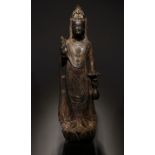 A Chinese stone sculpture, 14TH Century earlier Pr. Collection of NARA private gallary.