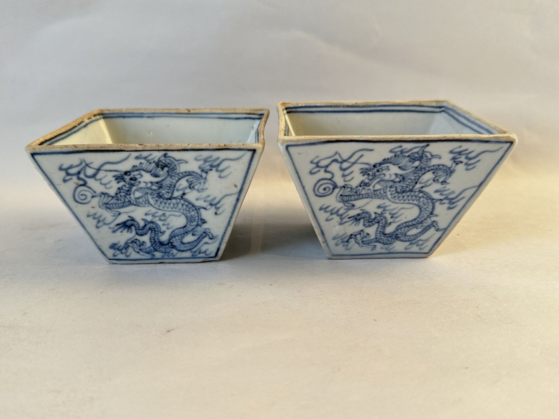 A Chinese blue&white cup, 17TH/18TH Century Pr.