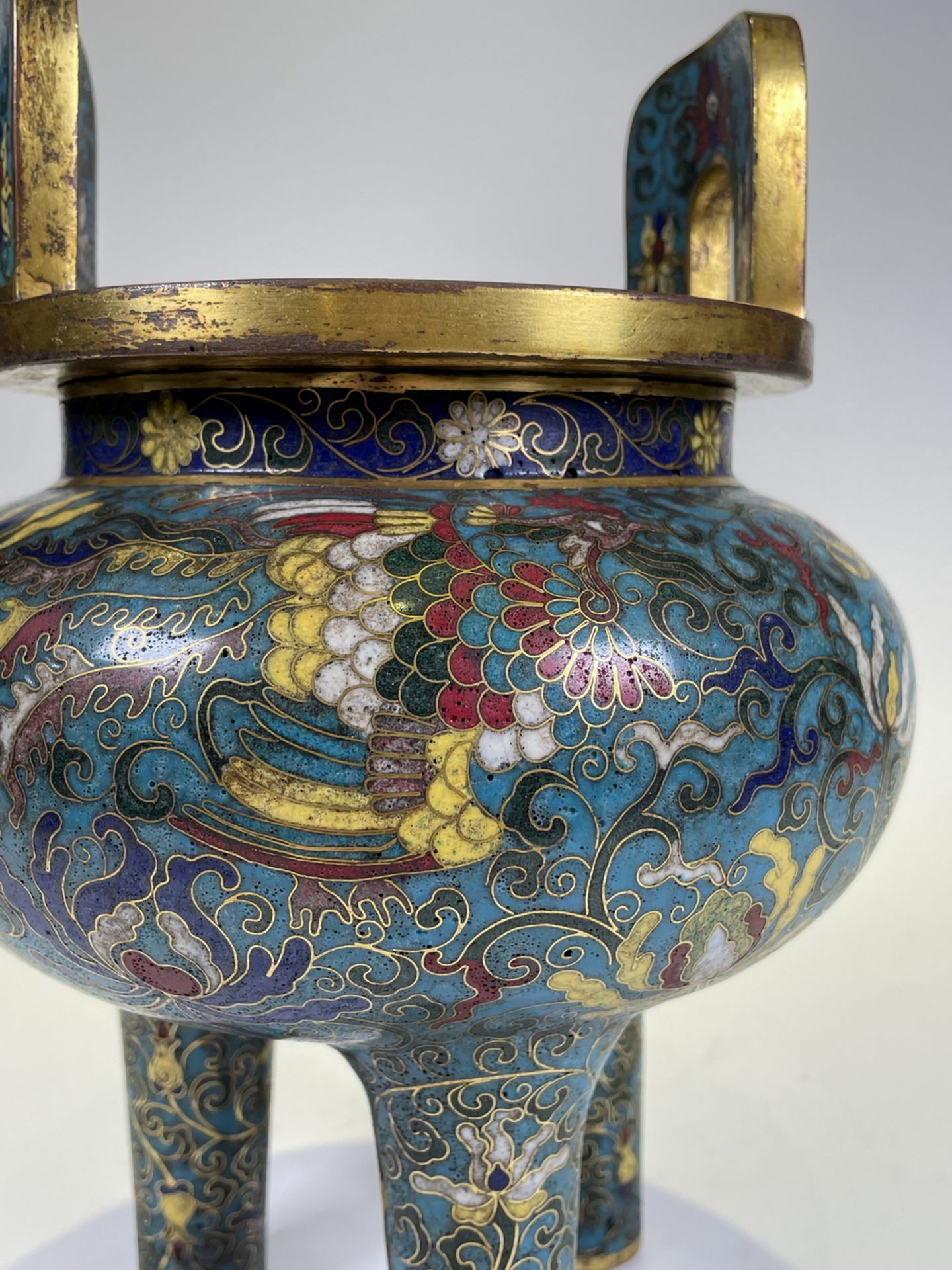 FINE CHINESE CLOISONNE, 17TH/18TH Century Pr.  Collection of NARA private gallary.  - Image 4 of 11