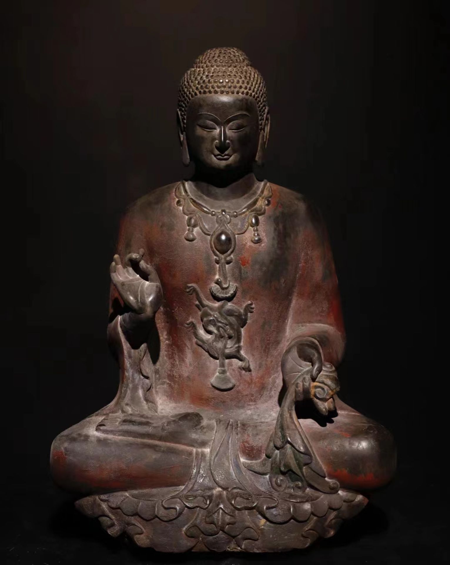 A Chinese stone sculpture, 14TH Century earlier Pr. Collection of NARA private gallary.