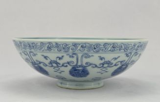 A Chinese Blue&White bowl, 17TH/18TH Century Pr.