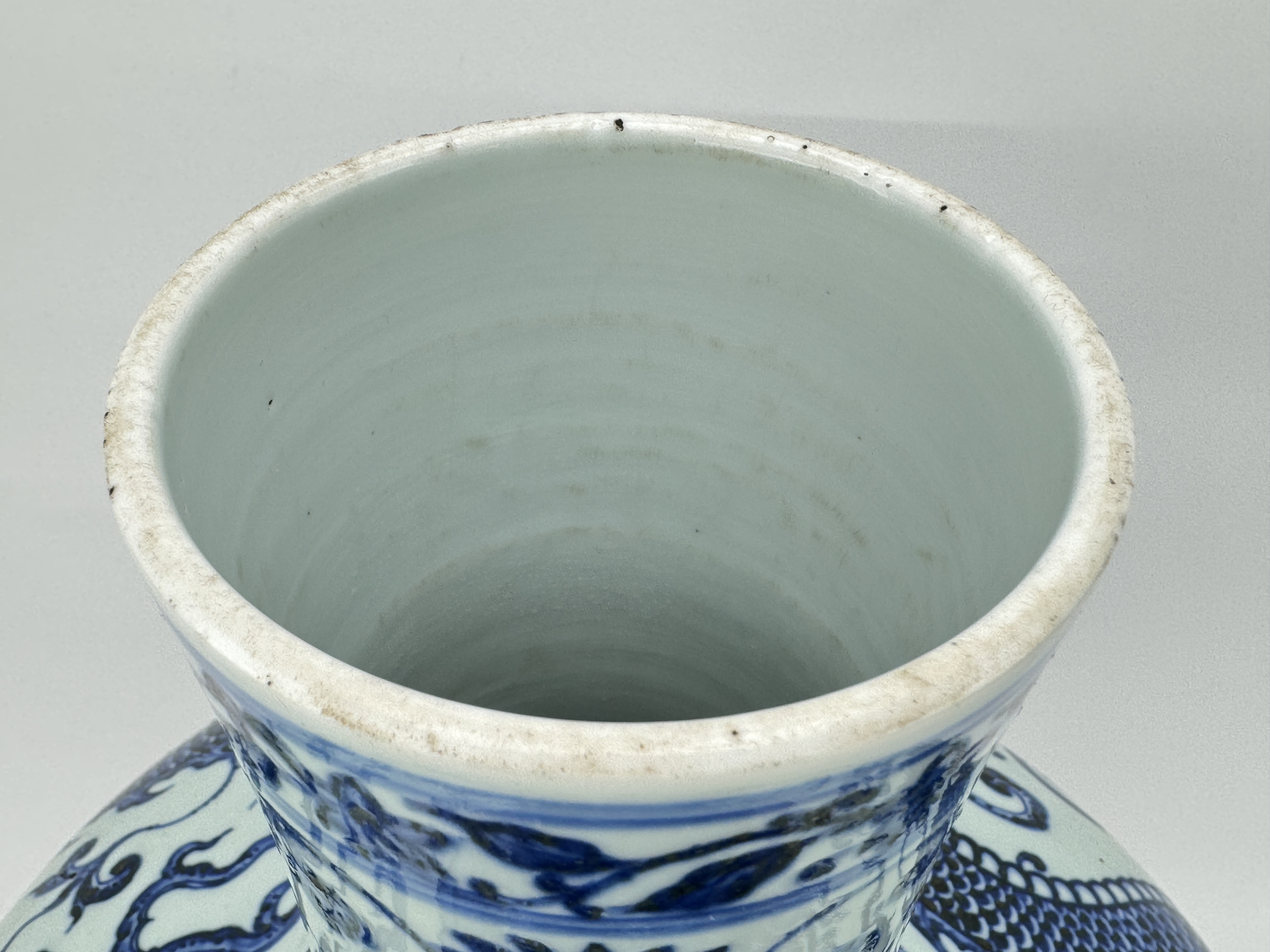 A Chinese Blue&White ball vase, 17TH/18TH Century Pr.  - Image 6 of 15