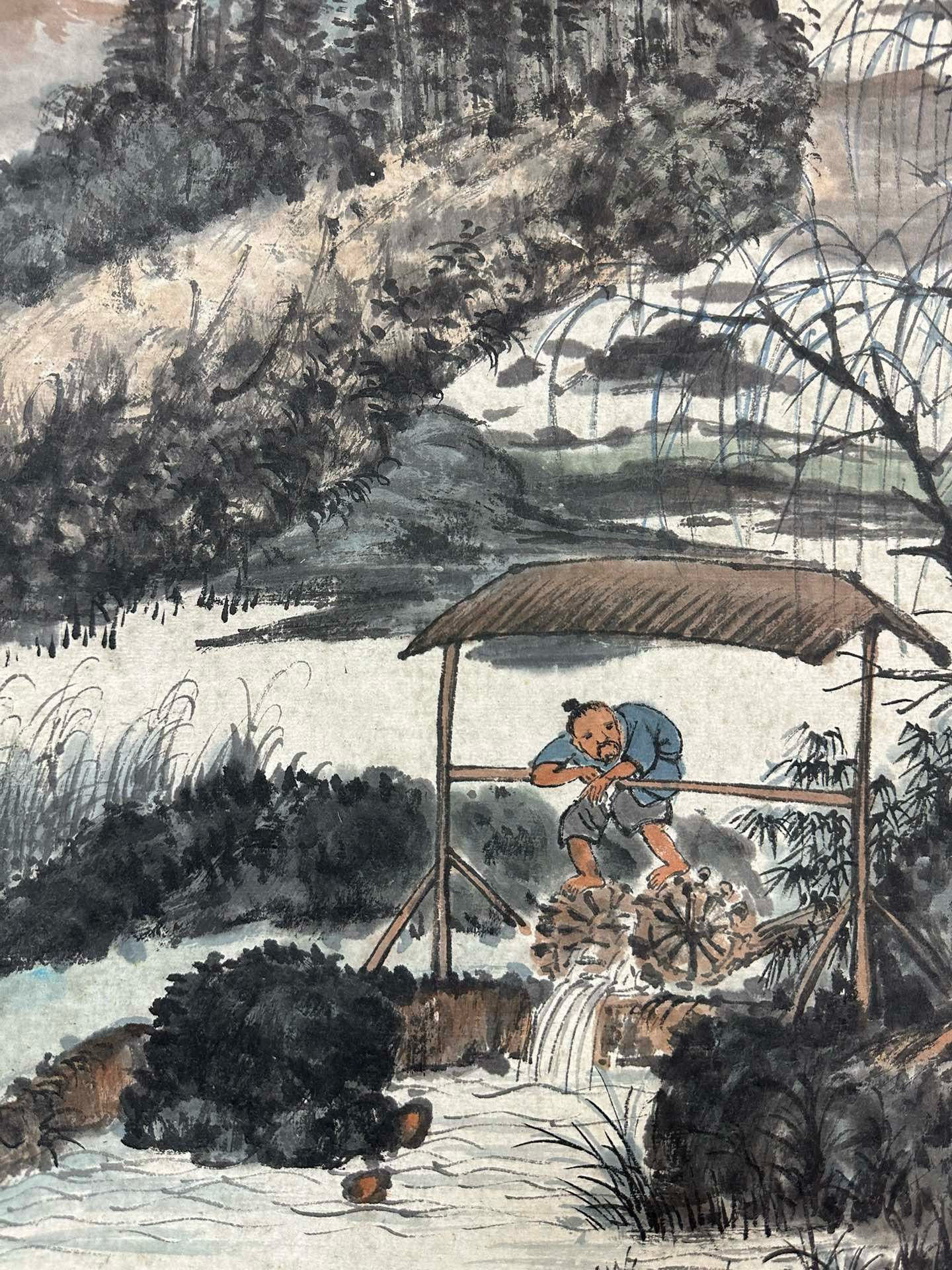 A Chinese hand painting, 19TH/20TH Century Pr. - Bild 6 aus 9