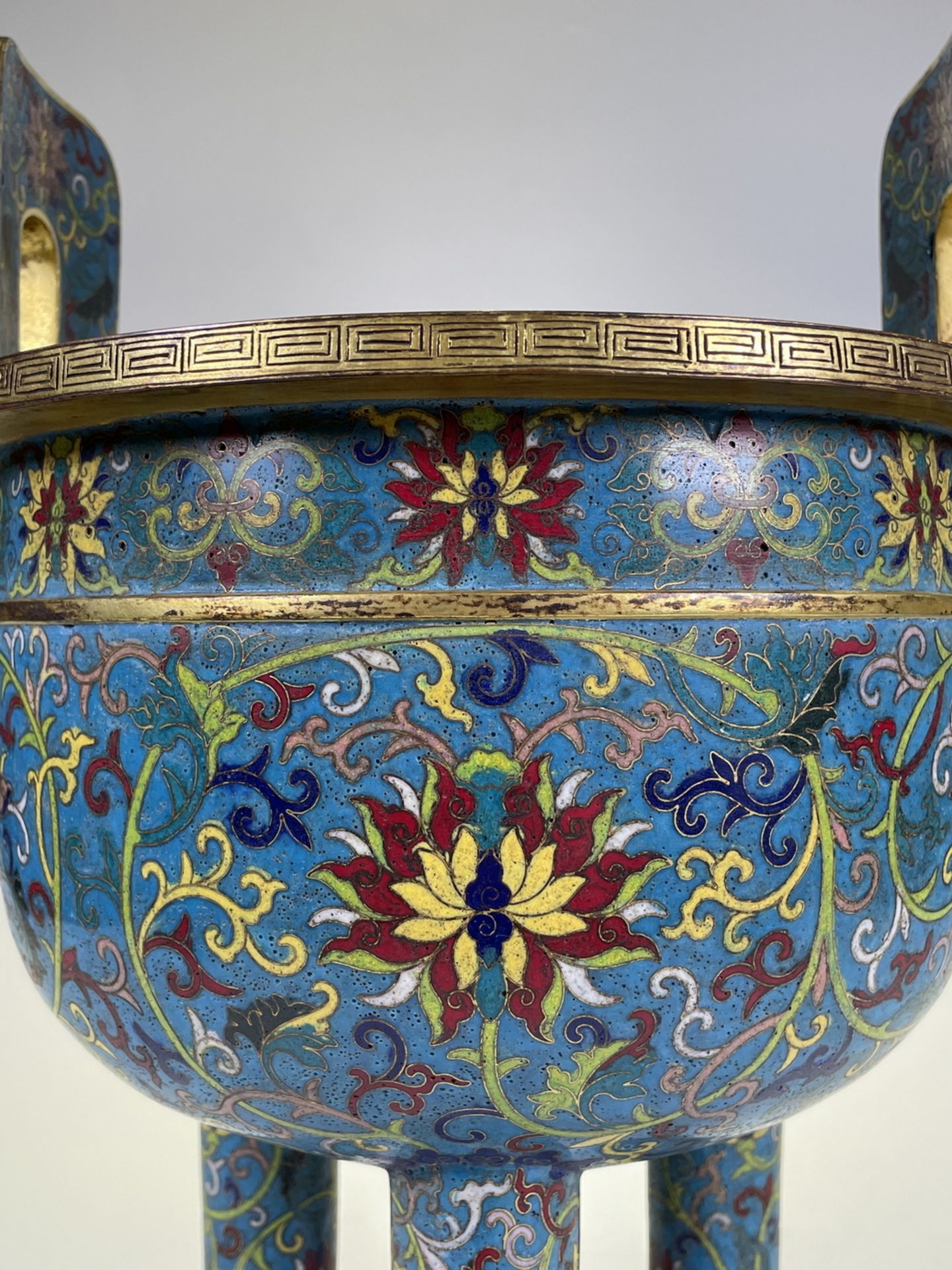 FINE CHINESE CLOISONNE, 17TH/19TH Century Pr.  Collection of NARA private gallary. - Bild 4 aus 12