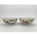 A pair of Chinese Famille Rose bowls, 18TH/19TH Century Pr.