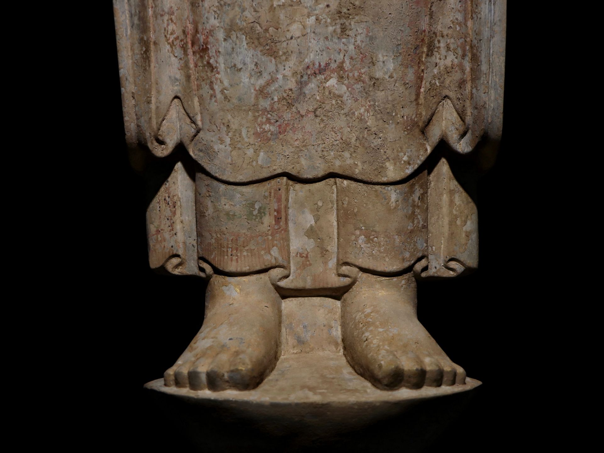 A Chinese stone sculpture, 14TH Century earlier Pr. Collection of NARA private gallary. - Image 5 of 9