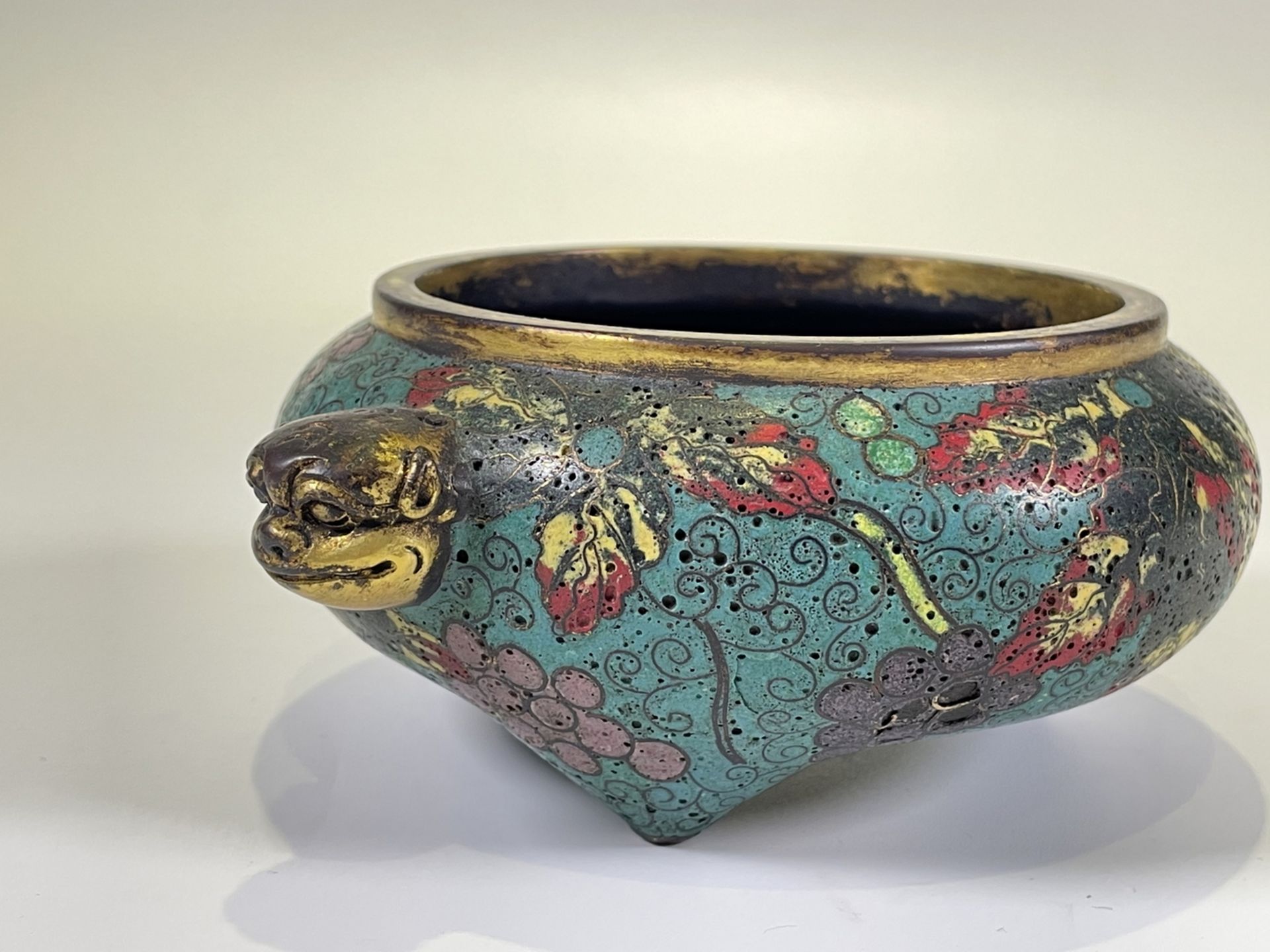 FINE CHINESE CLOISONNE, 17TH/18TH Century Pr.  Collection of NARA private gallary.  - Bild 3 aus 9