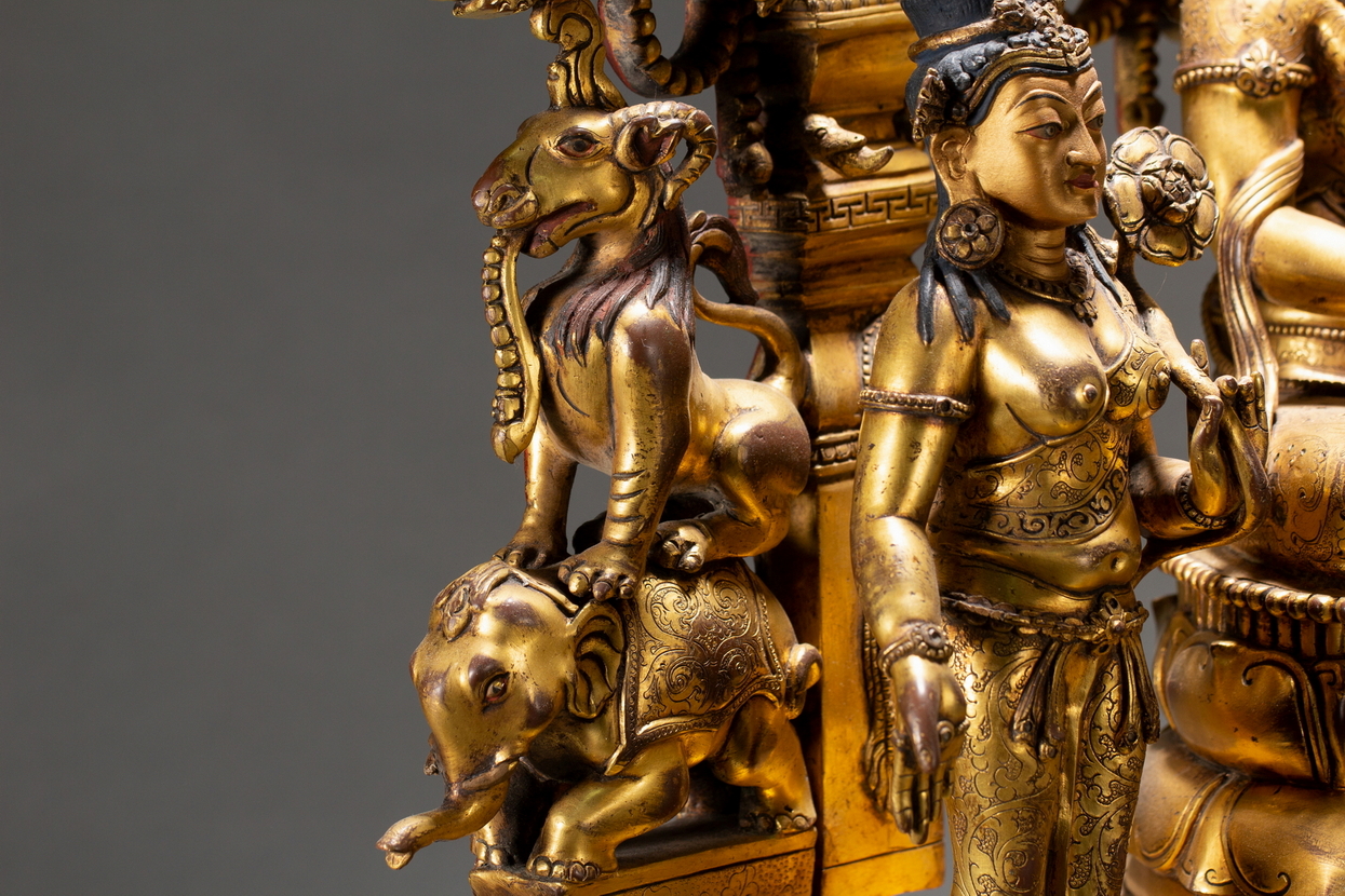 A Chinese bronze figure, 16TH/17TH Century Pr.Collection of NARA private gallary.  - Image 12 of 17