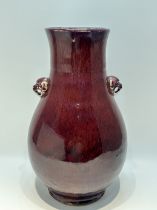 A Chinese red vase, 18TH/19TH Century Pr.