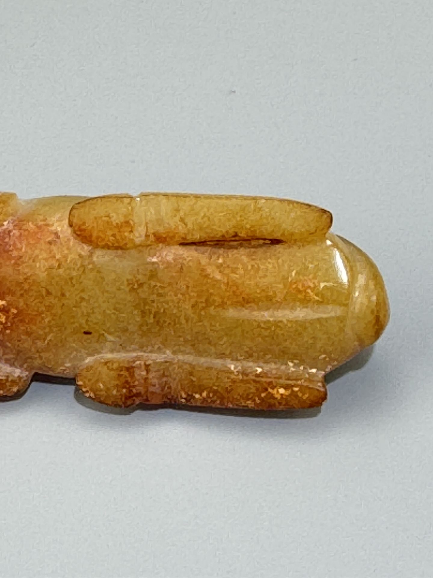 A Chinese jade ornament, 13TH/16TH Century Pr.Collection of NARA private gallary.  - Image 6 of 8