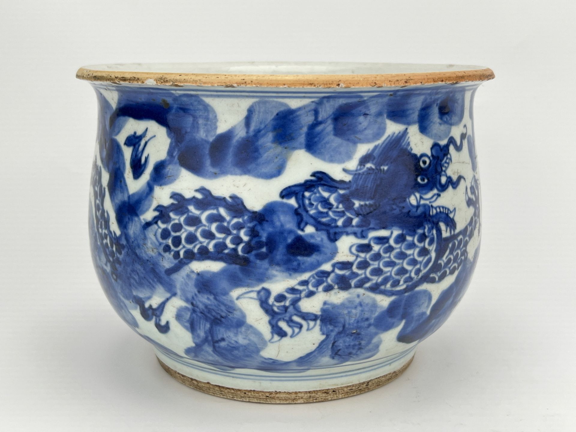 A Chinese Blue&White censor, 17TH/18TH Century Pr. 