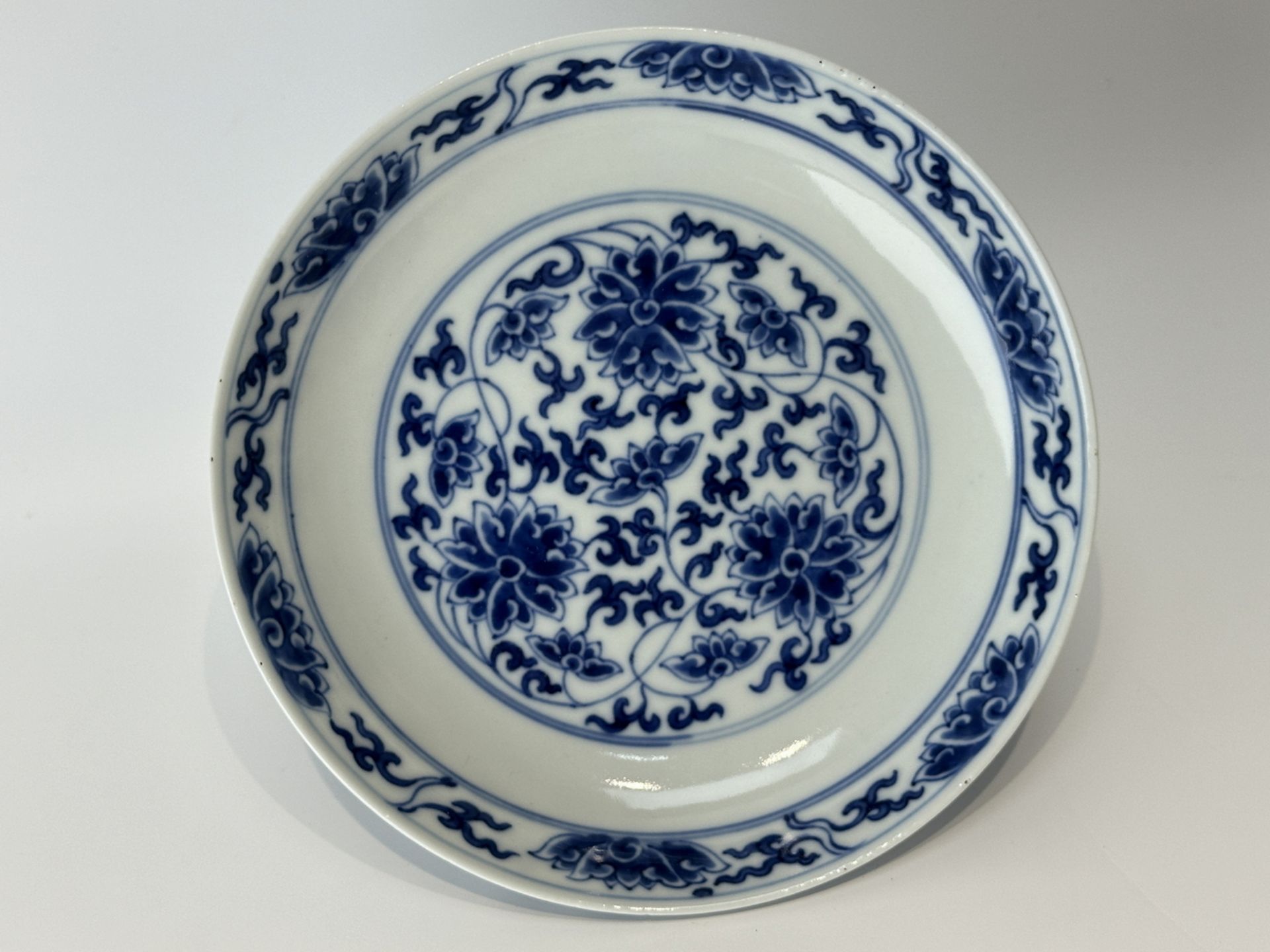 A Chinese Blue&white dish, 19TH/20TH Century Pr. 