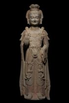 A Chinese stone sculpture, 14TH Century earlier Pr. Collection of NARA private gallary.