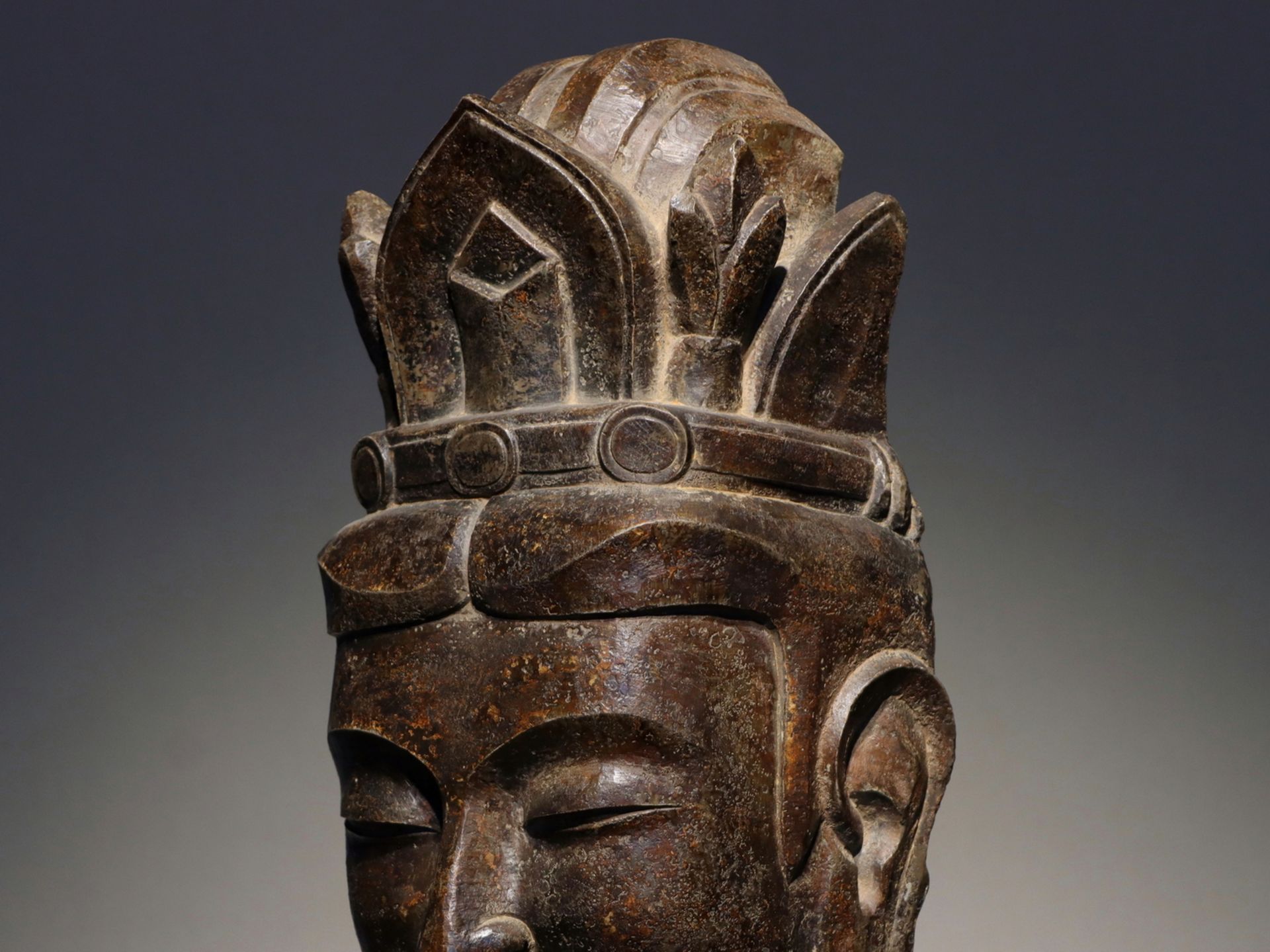 A Chinese stone sculpture, 14TH Century earlier Pr. Collection of NARA private gallary. - Bild 8 aus 9