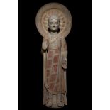 A Chinese stone sculpture, 14TH Century earlier Pr. Collection of NARA private gallary.