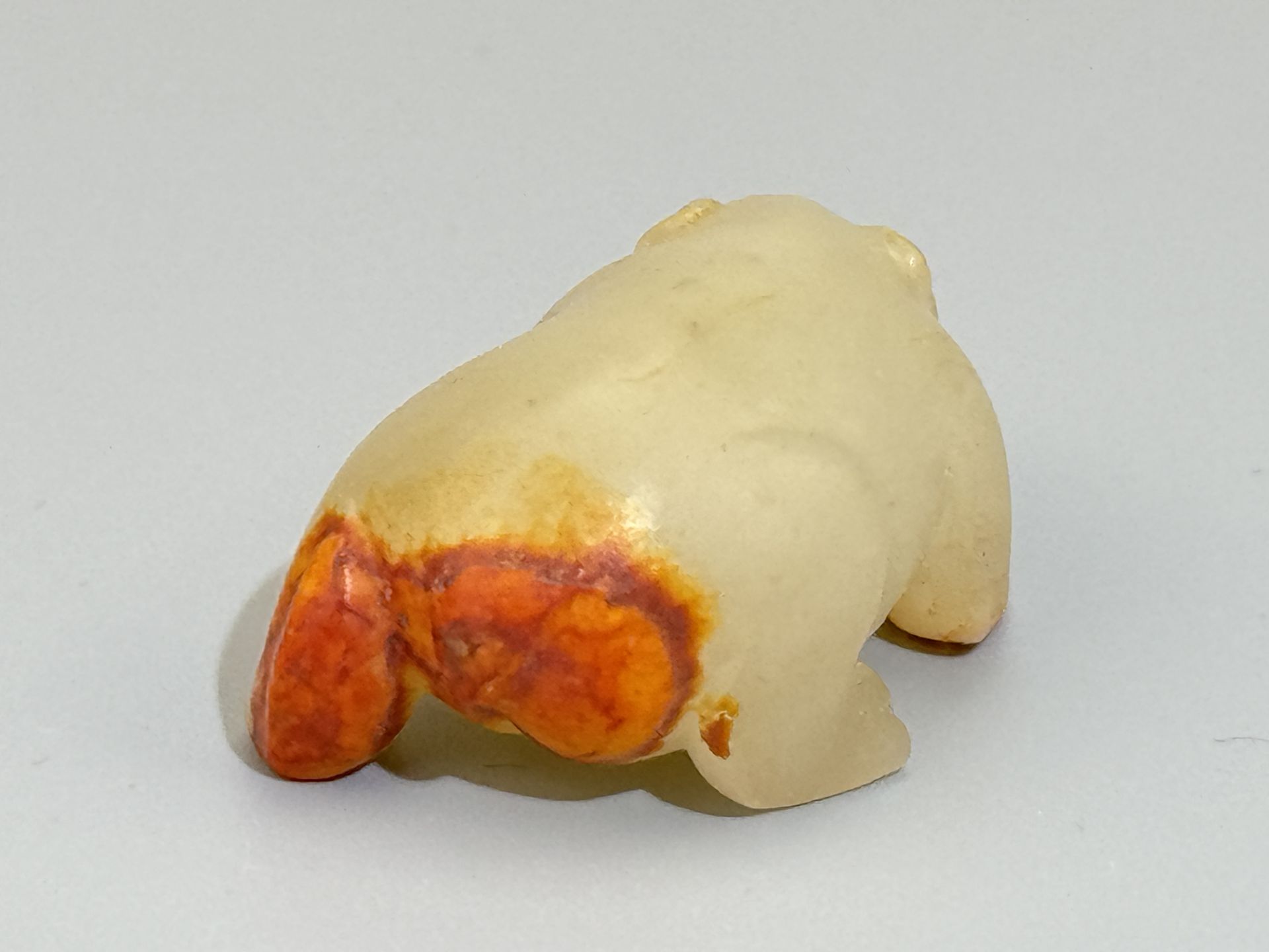 A Chinese jade ornament, 13TH/16TH Century Pr.Collection of NARA private gallary. - Image 4 of 5