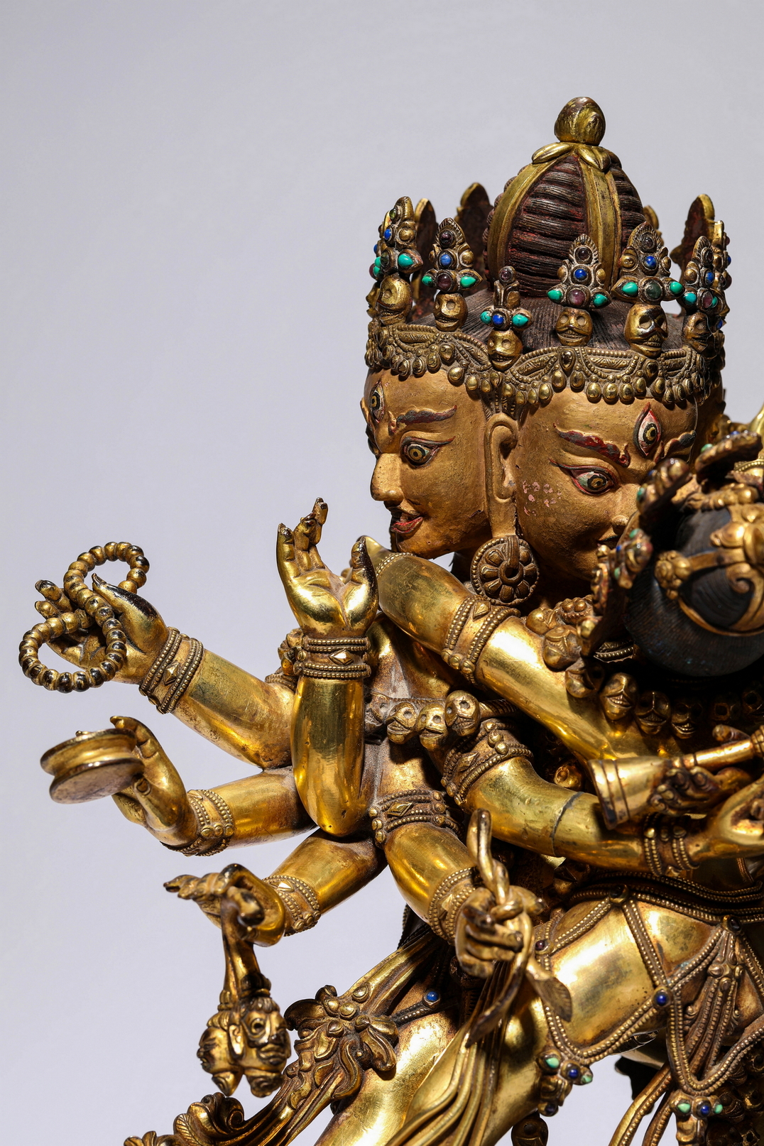 A Chinese bronze figure, 16TH/17TH Century Pr.Collection of NARA private gallary.  - Image 5 of 8