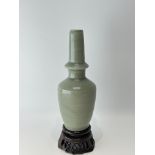 A Chinese celadon vase, 17TH/18TH Century Pr.  