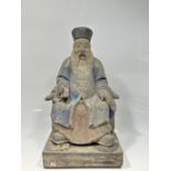 A Chinese wood sculpture, 17TH Century earlier Pr. Collection of NARA private gallary.