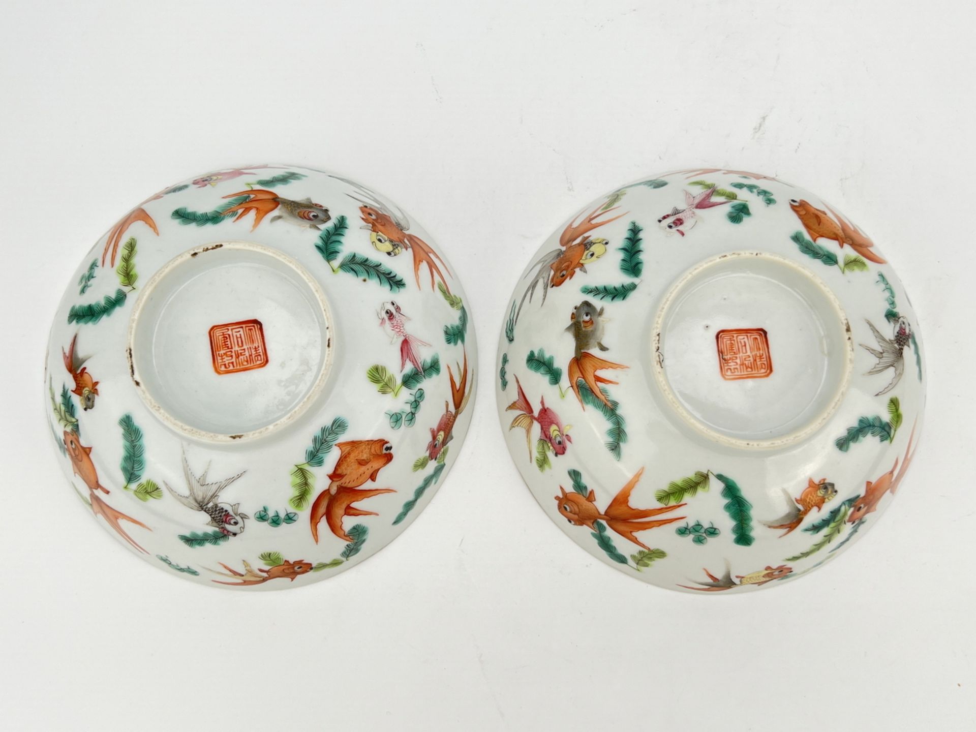 A pair of Chinese Famille Rose bowls, 18TH/19TH Century Pr. - Image 3 of 15