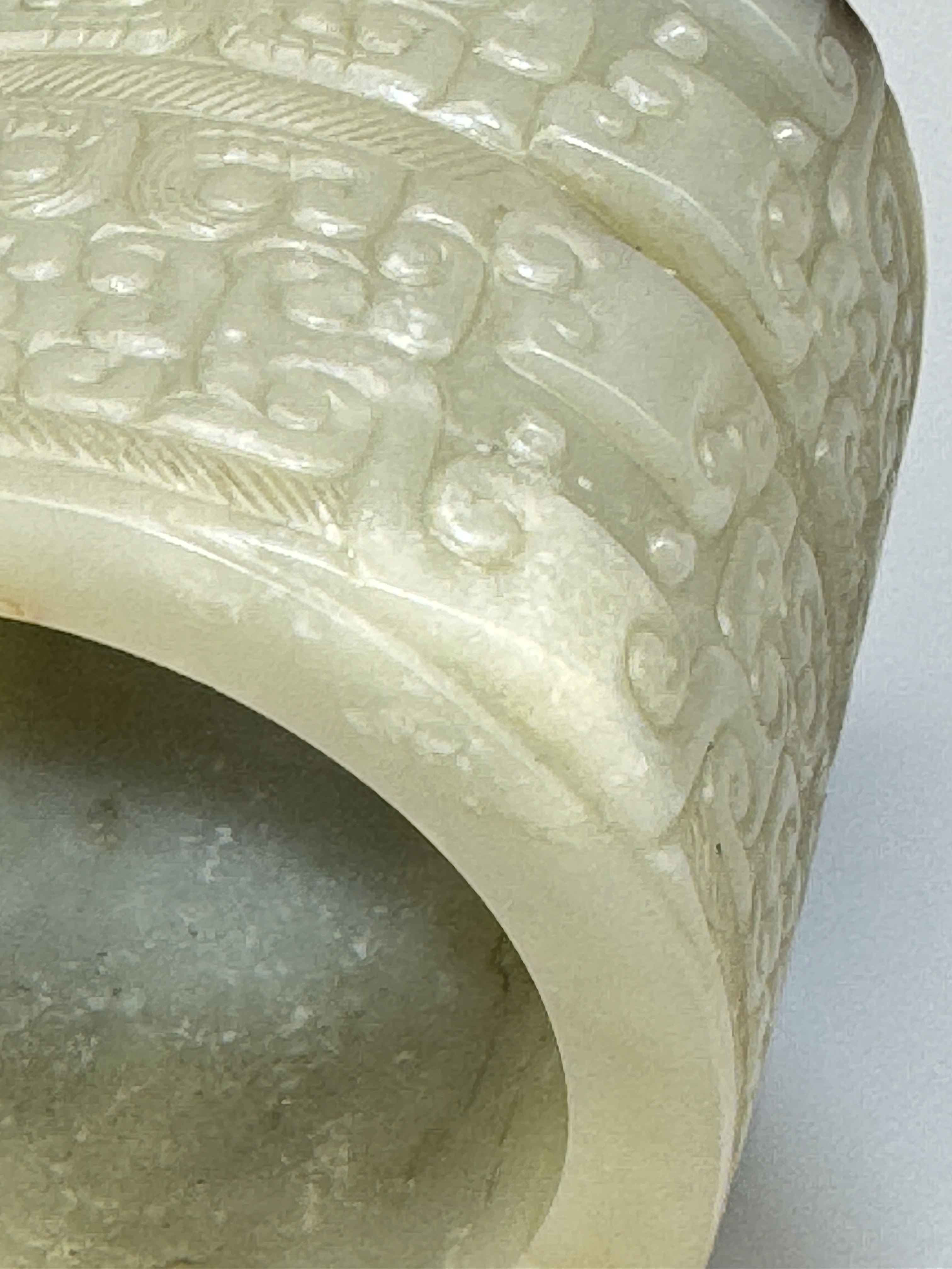 A Chinese jade ornament, 13TH/16TH Century Pr.Collection of NARA private gallary.  - Image 7 of 12