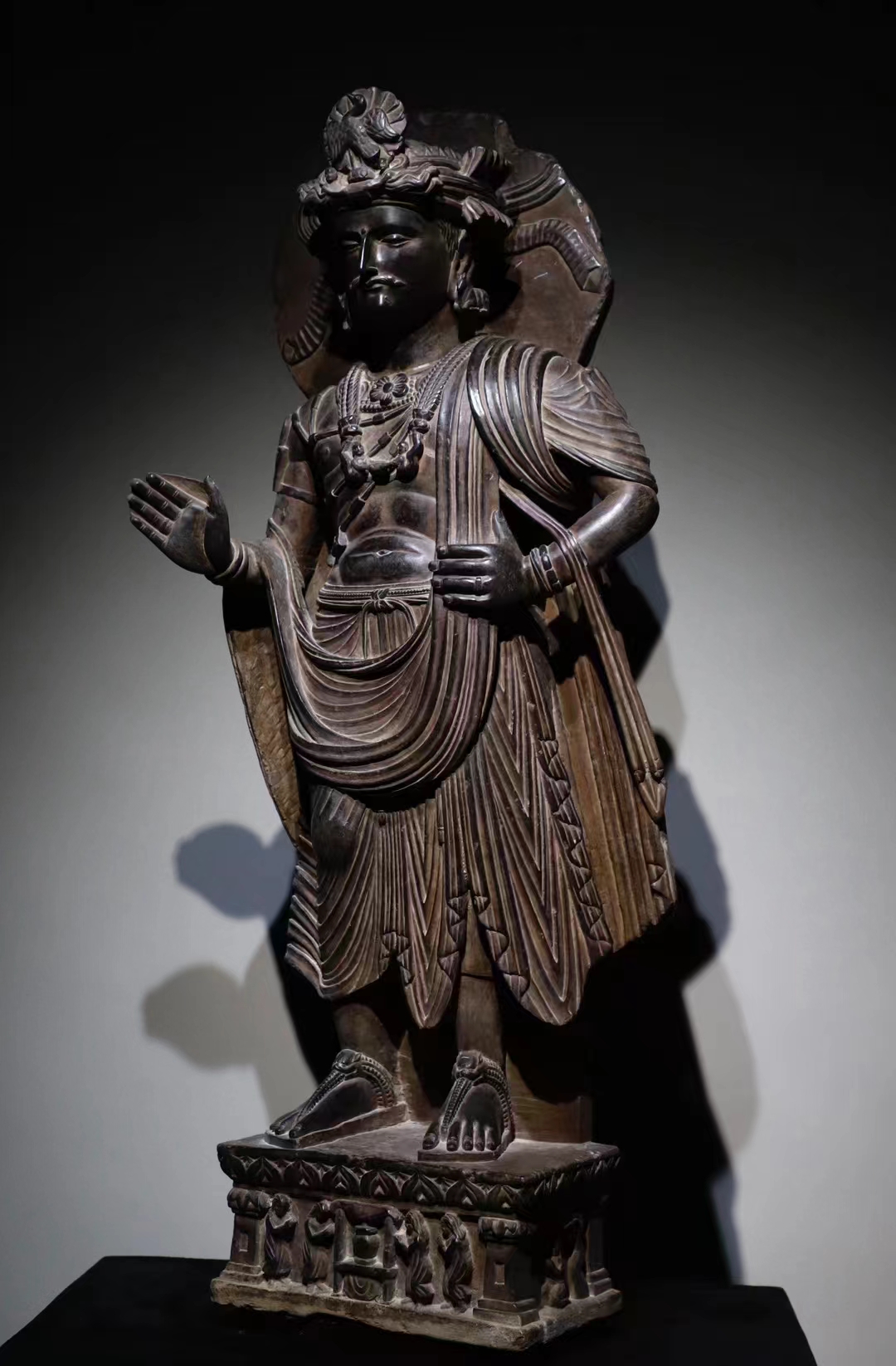 A Chinese stone sculpture, 14TH Century earlier Pr. Collection of NARA private gallary. - Image 3 of 10