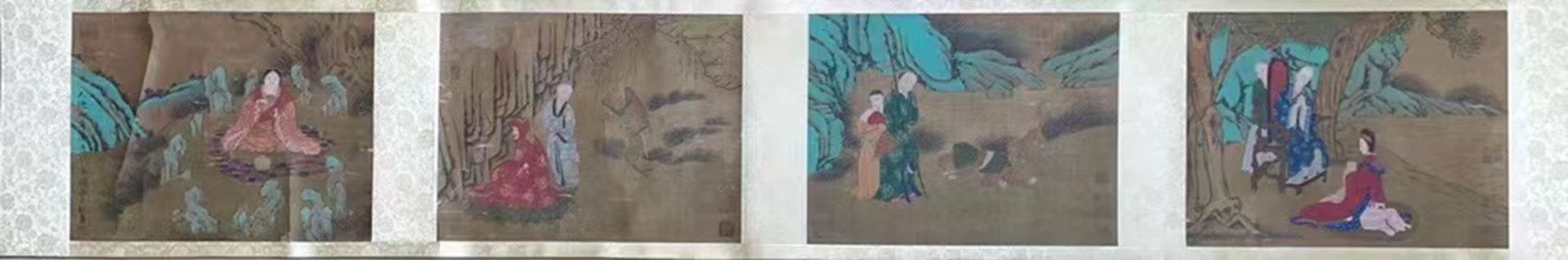 A Chinese long scroll of hand painting, 19TH/20TH Century Pr. - Bild 2 aus 10