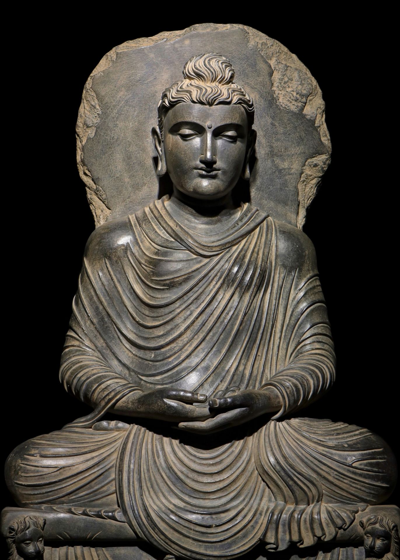 A Chinese stone sculpture, 14TH Century earlier Pr. Collection of NARA private gallary. - Bild 4 aus 9