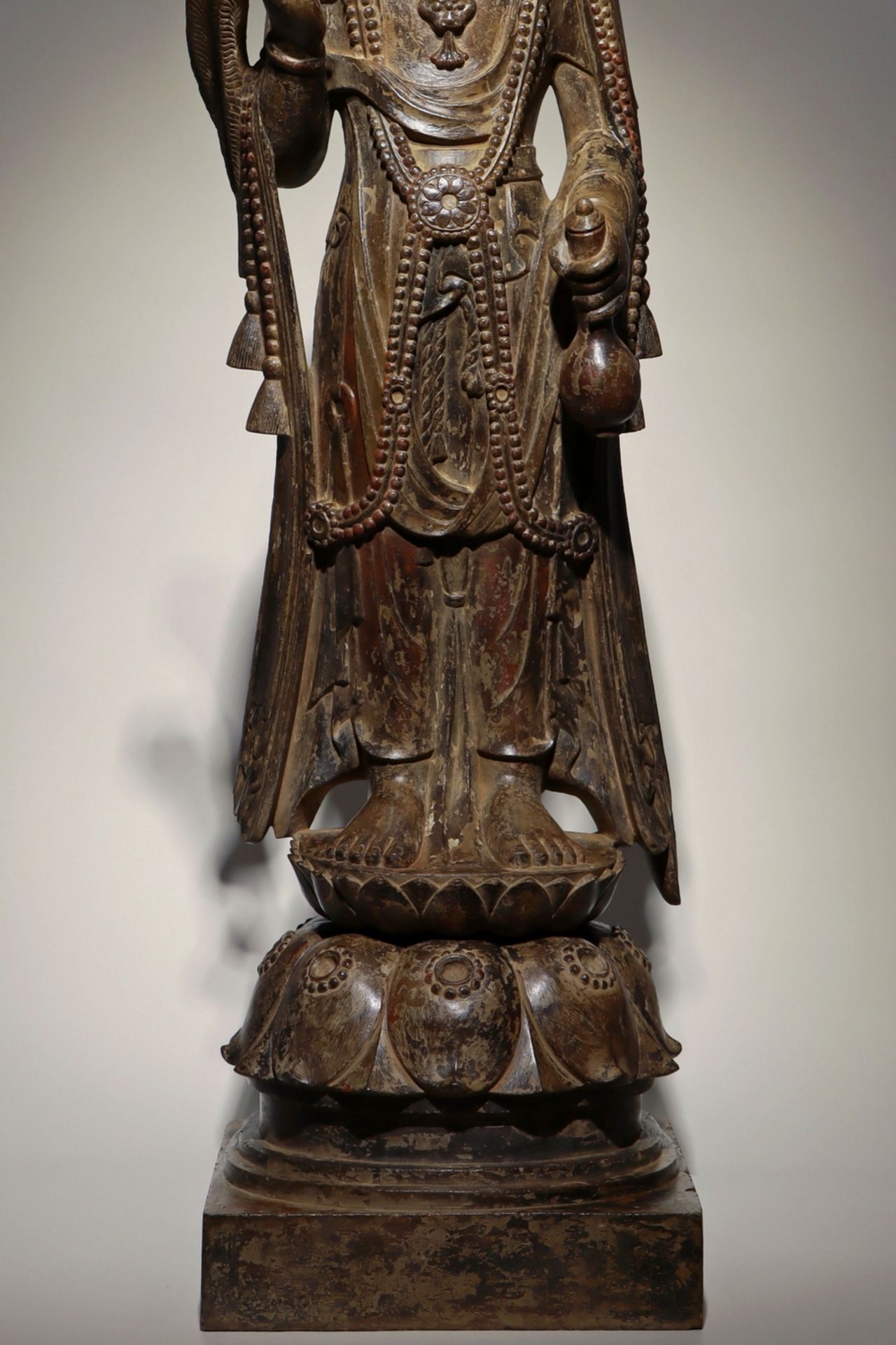 A Chinese stone sculpture, 14TH Century earlier Pr. Collection of NARA private gallary. - Image 5 of 9