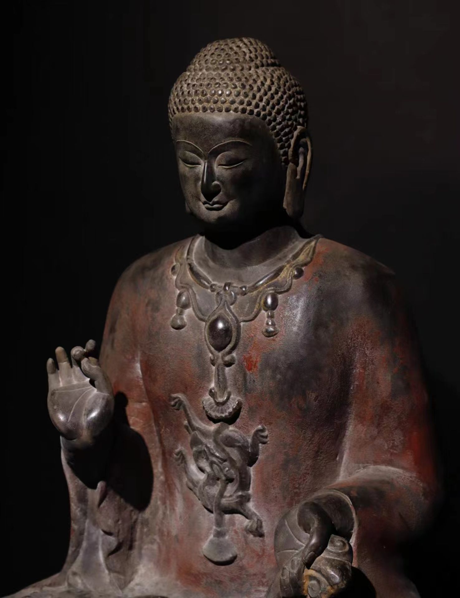 A Chinese stone sculpture, 14TH Century earlier Pr. Collection of NARA private gallary. - Bild 5 aus 9