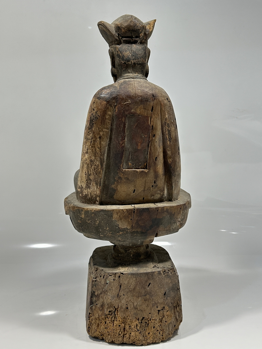 A Chinese wood sculpture, 16TH Century earlier Pr. Collection of NARA private gallary. - Image 5 of 13