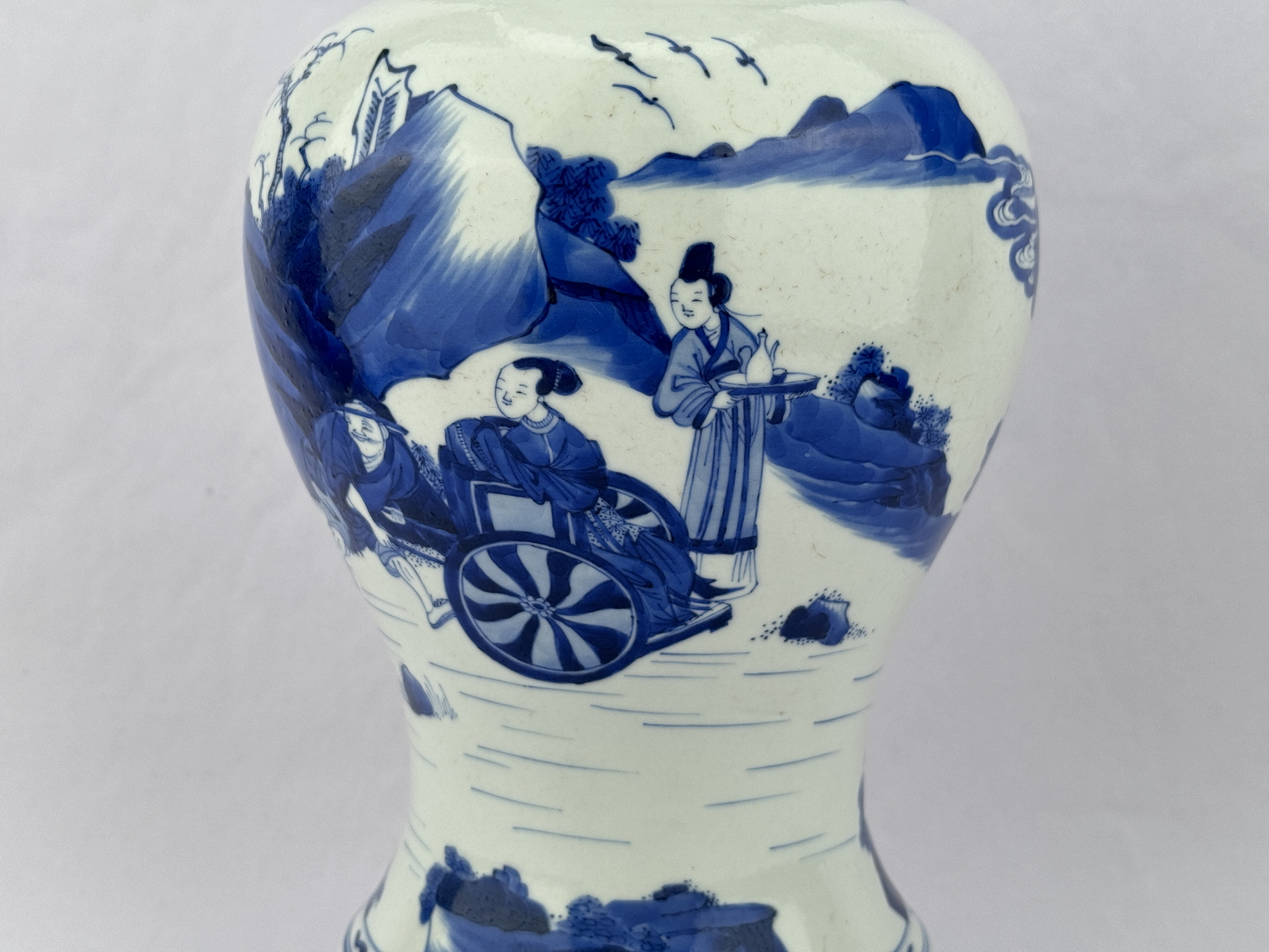 A Chinese Blue&White vase, 17TH/18TH Century Pr. - Image 6 of 11