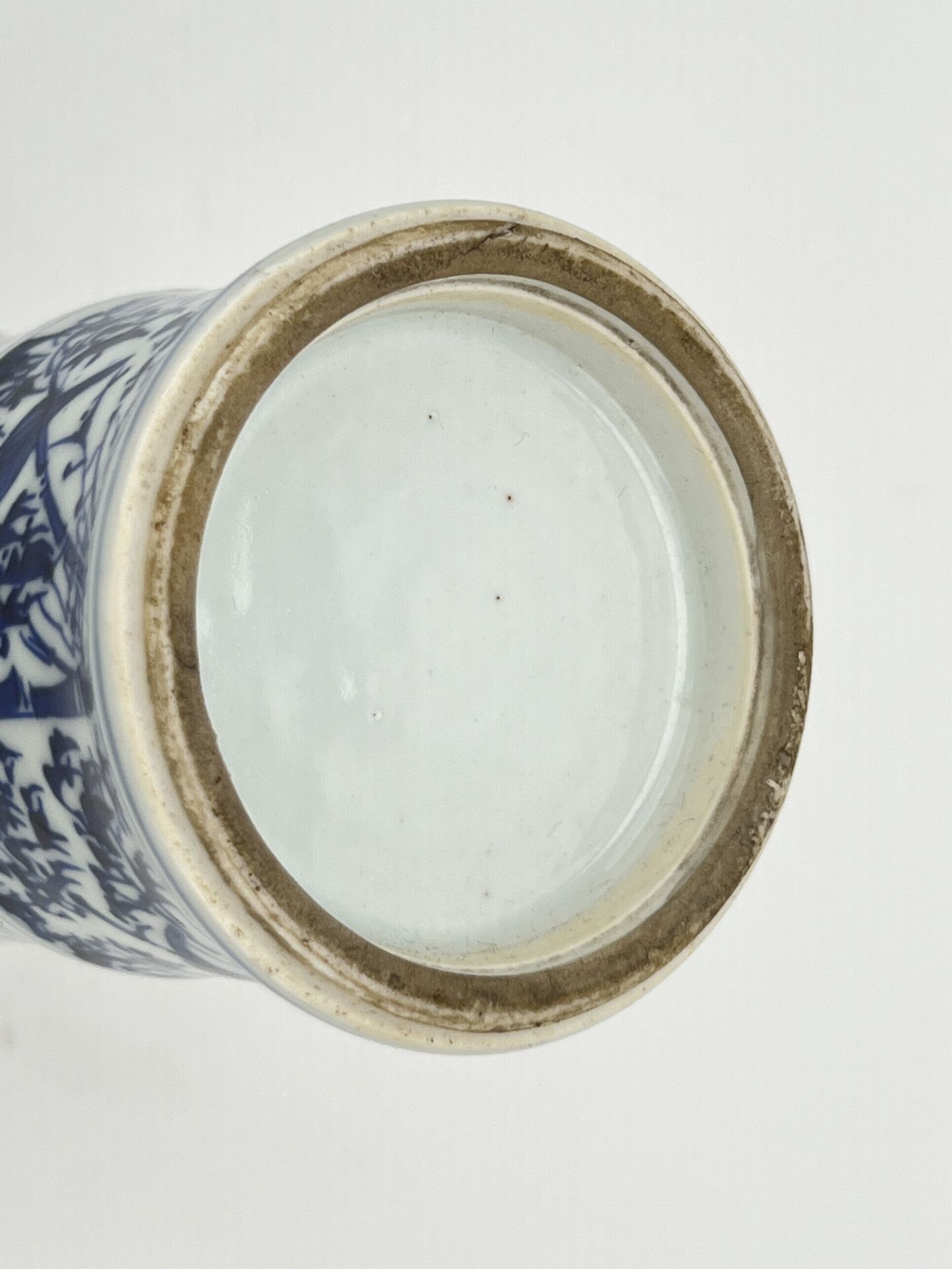 A Chinese Blue&White brushpot, 16TH/17TH Century Pr.  - Image 9 of 10