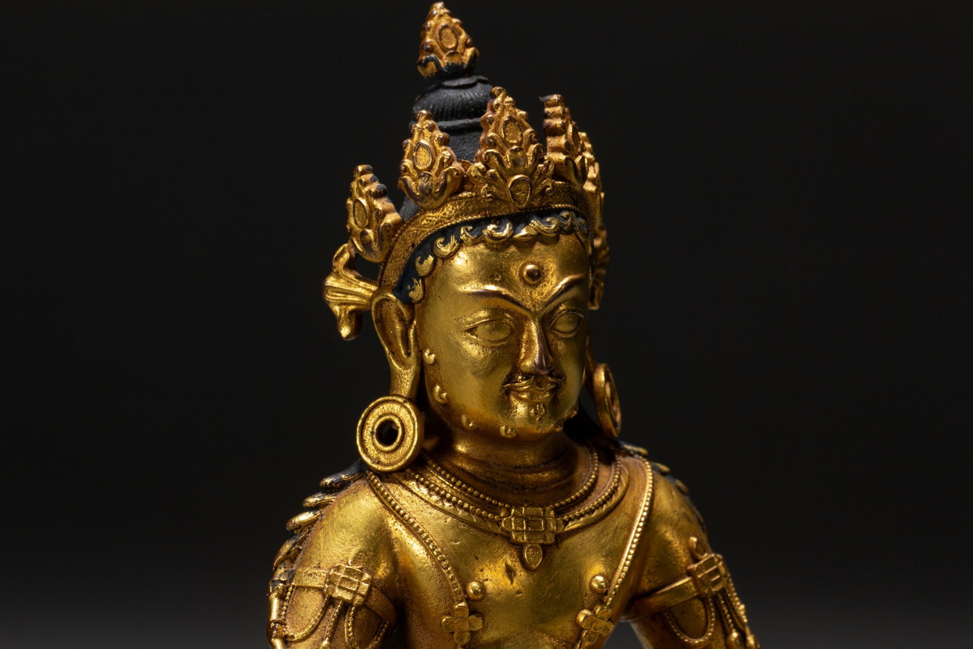 A Chinese bronze figure, 16TH/17TH Century Pr.Collection of NARA private gallary.  - Image 7 of 9