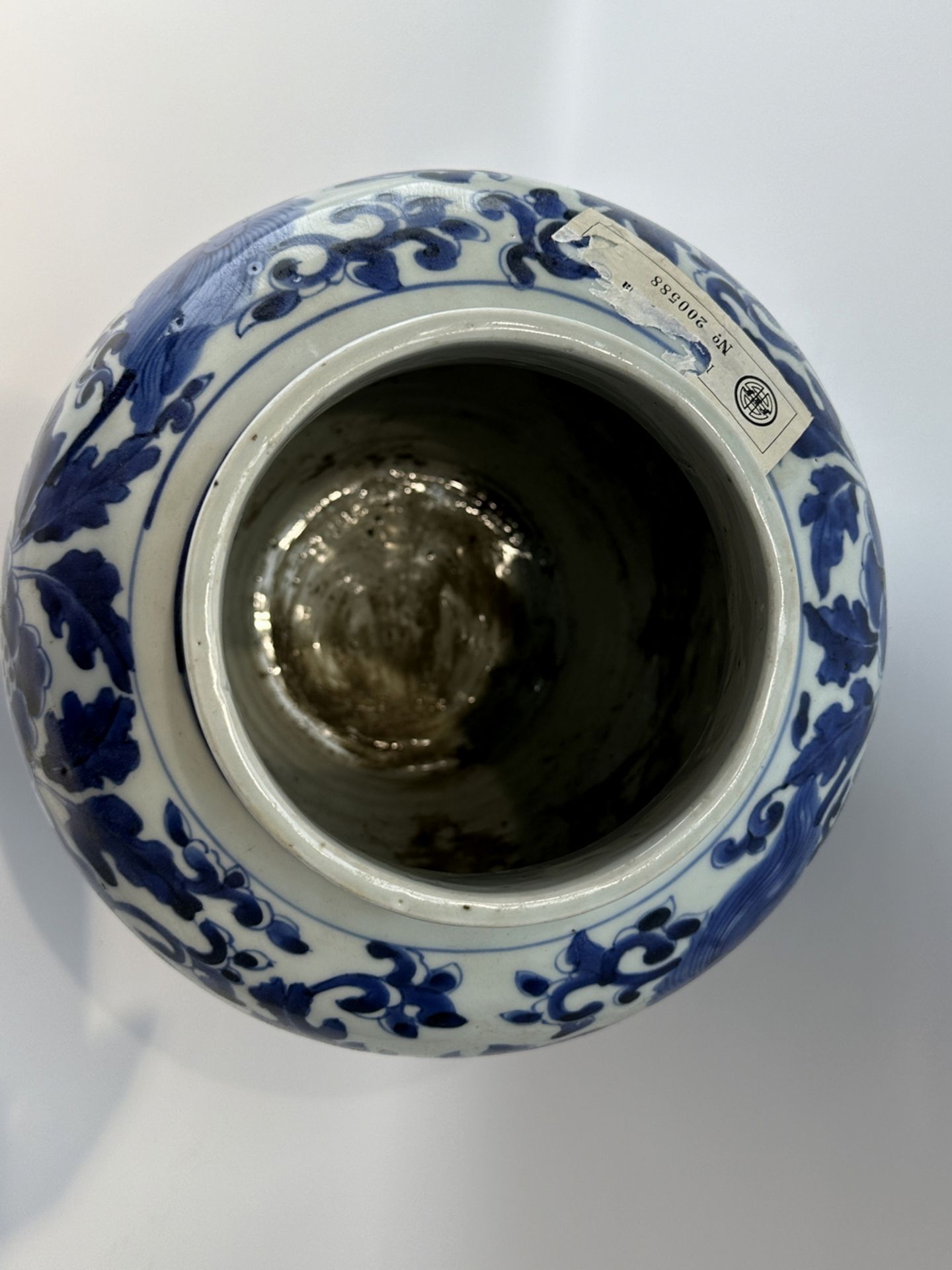 A Chinese Blue&White vase, 17TH/18TH Century Pr.  - Bild 5 aus 15