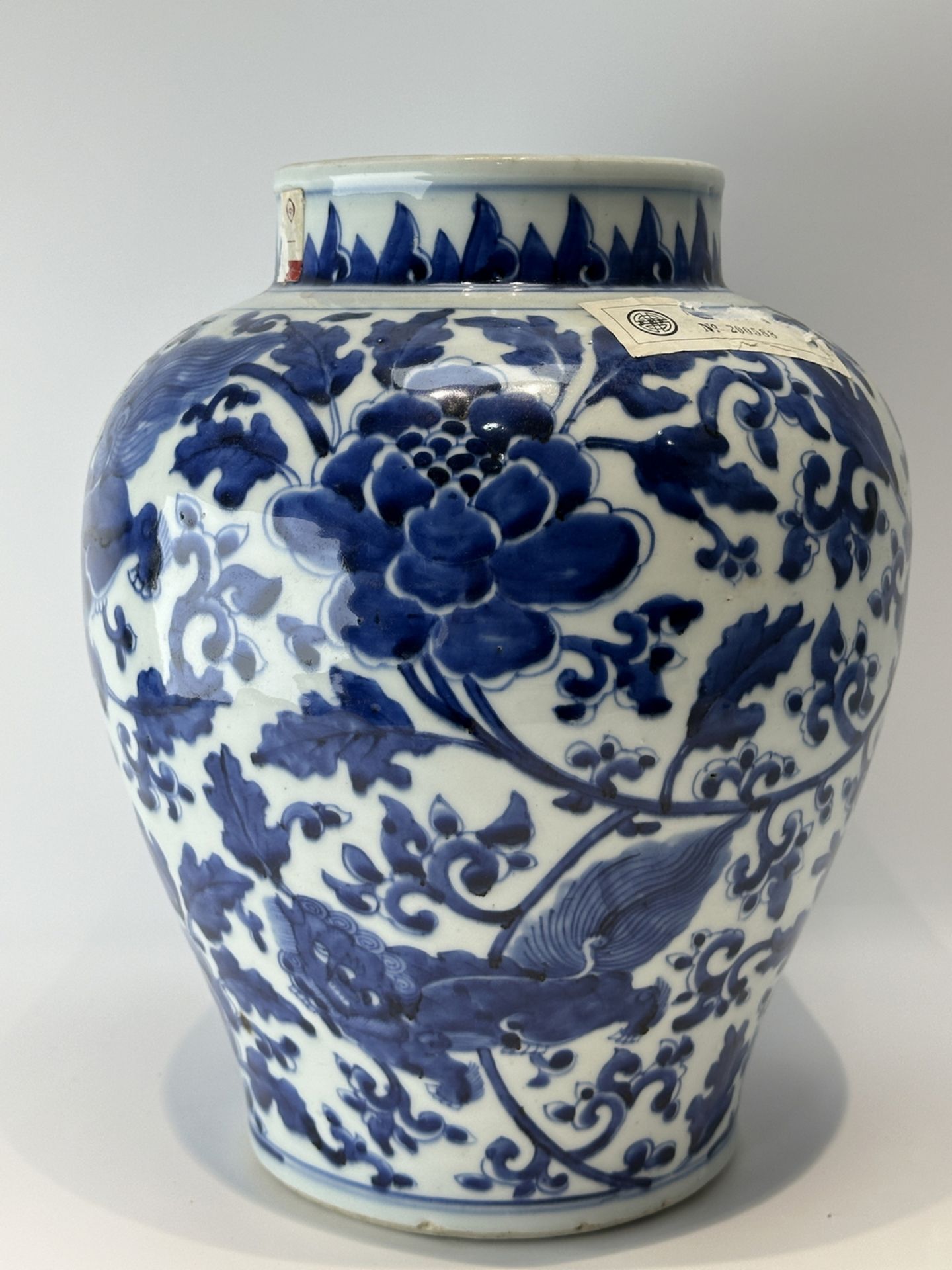 A Chinese Blue&White vase, 17TH/18TH Century Pr.  - Bild 3 aus 15