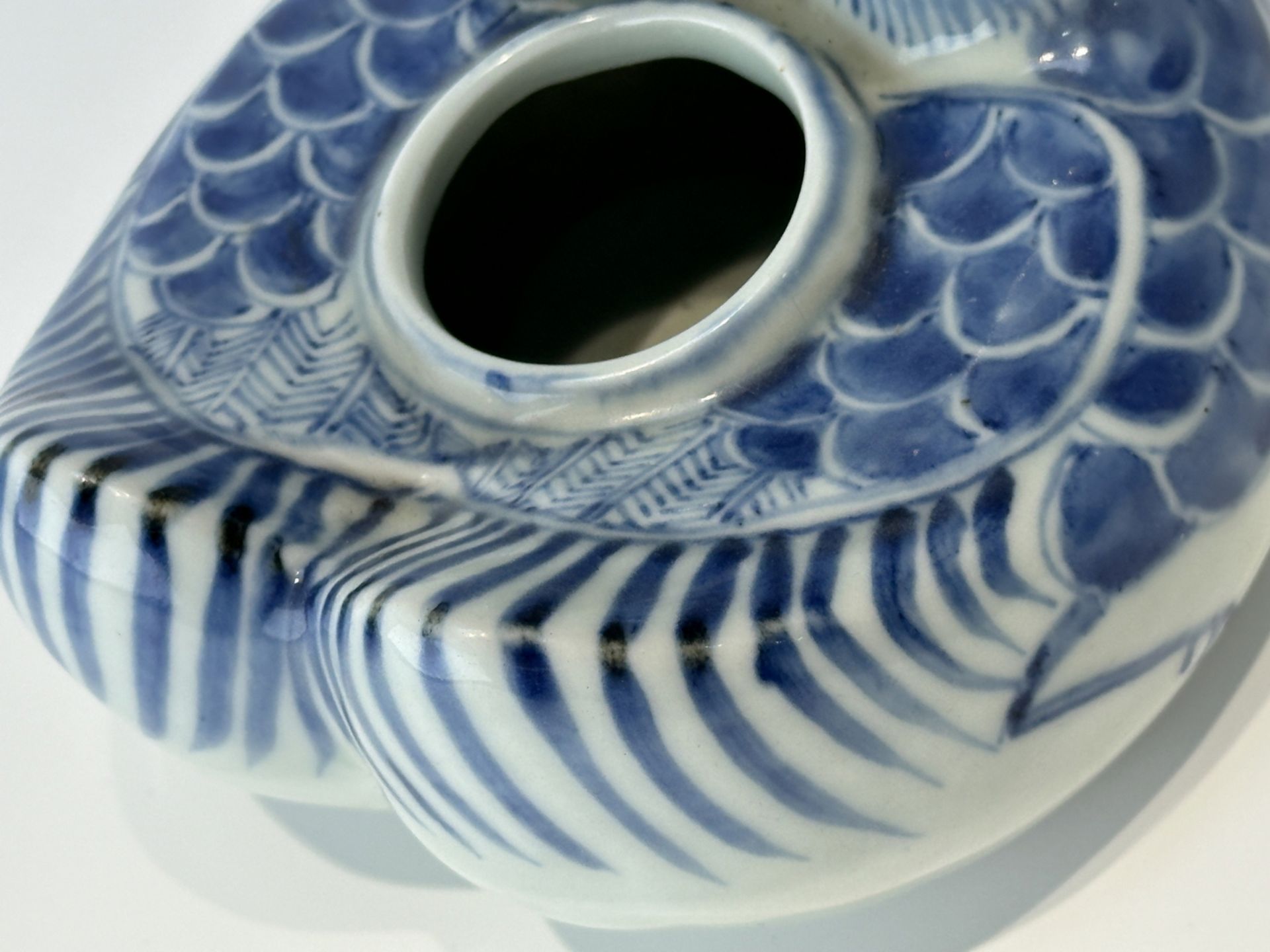 A Chinese Blue&White water pot, 17TH/18TH Century Pr.  - Image 4 of 6