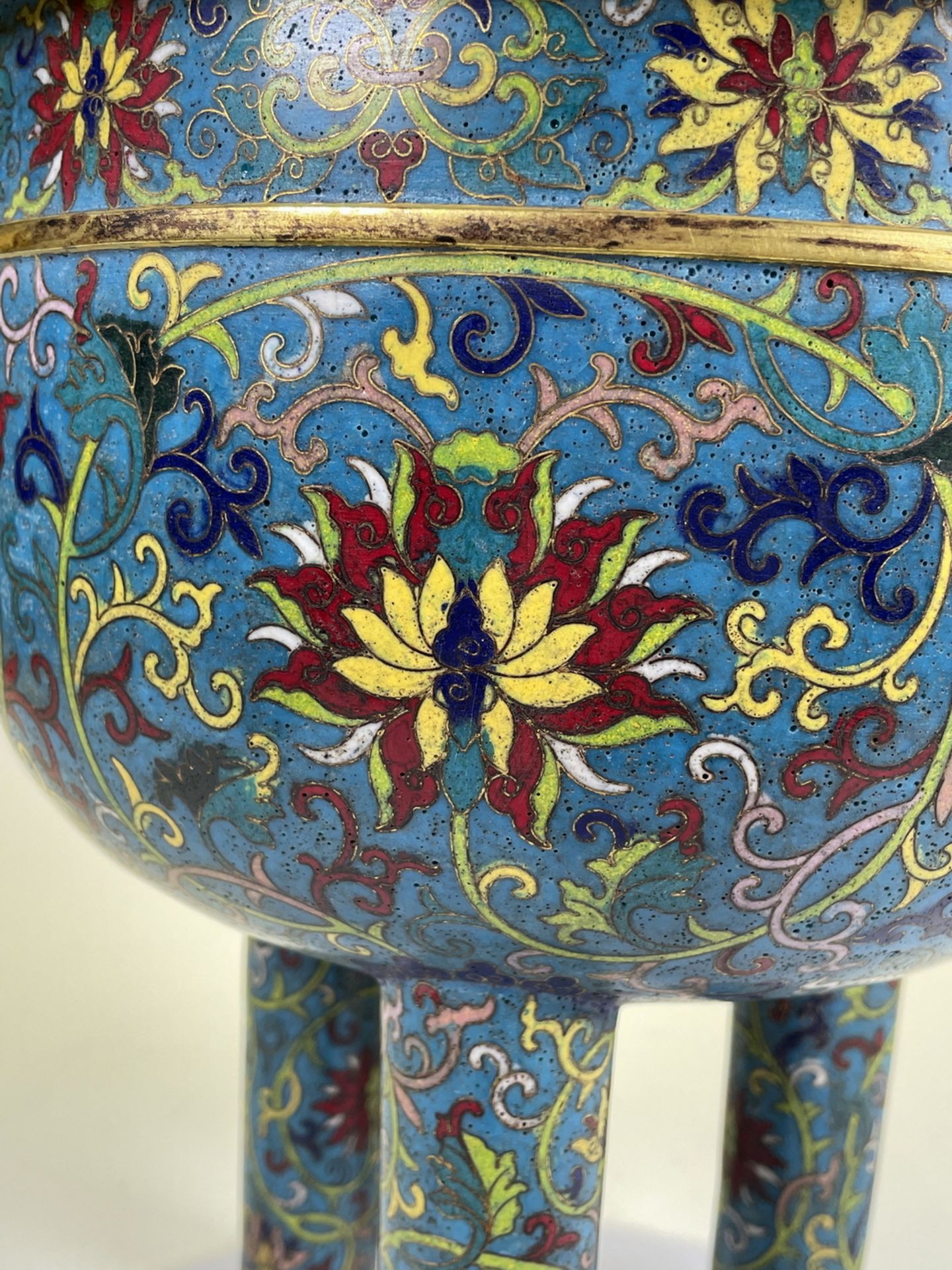 FINE CHINESE CLOISONNE, 17TH/19TH Century Pr.  Collection of NARA private gallary. - Bild 9 aus 12