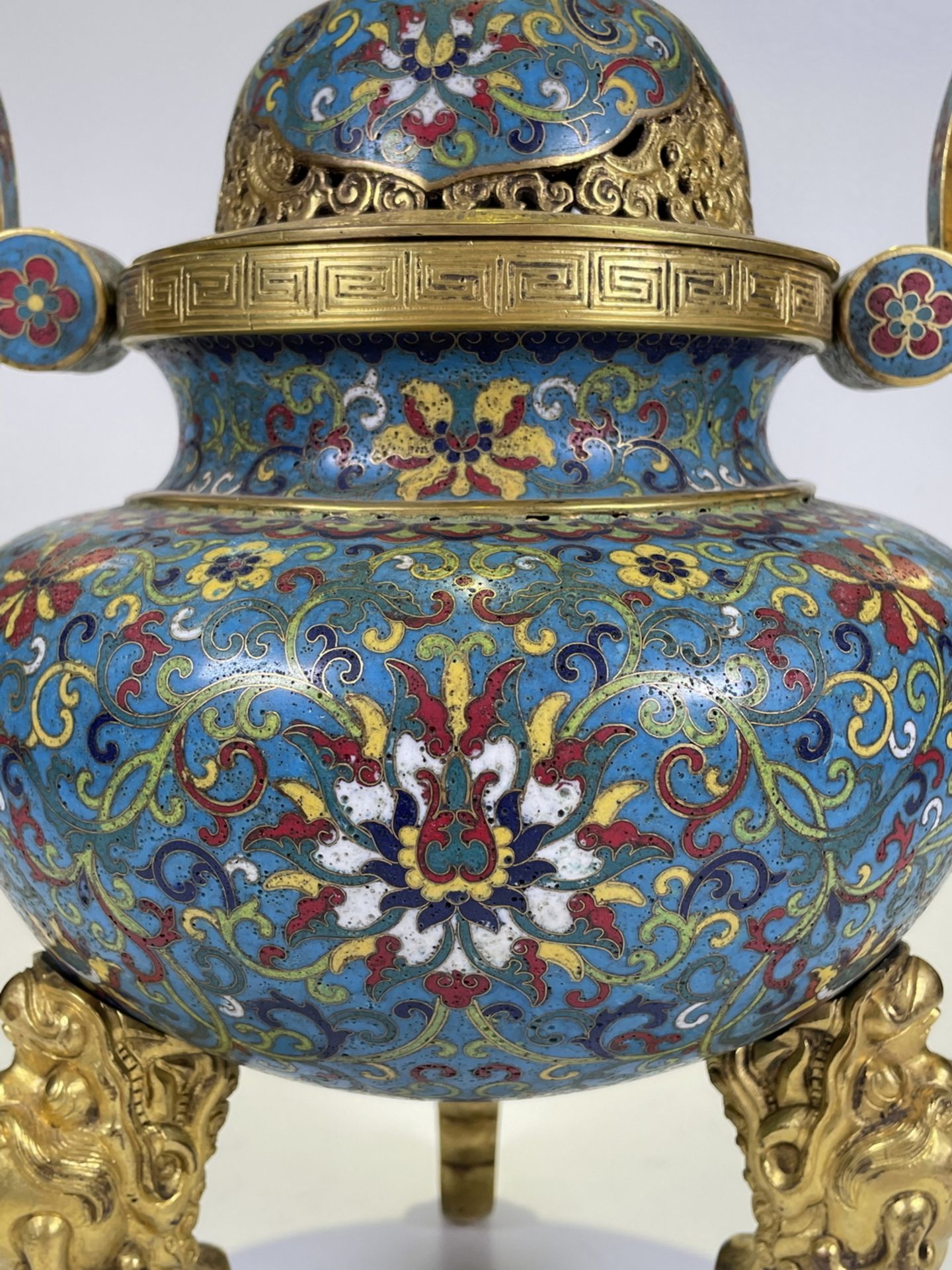 FINE CHINESE CLOISONNE, 17TH/21TH Century Pr.  Collection of NARA private gallary. - Bild 5 aus 11