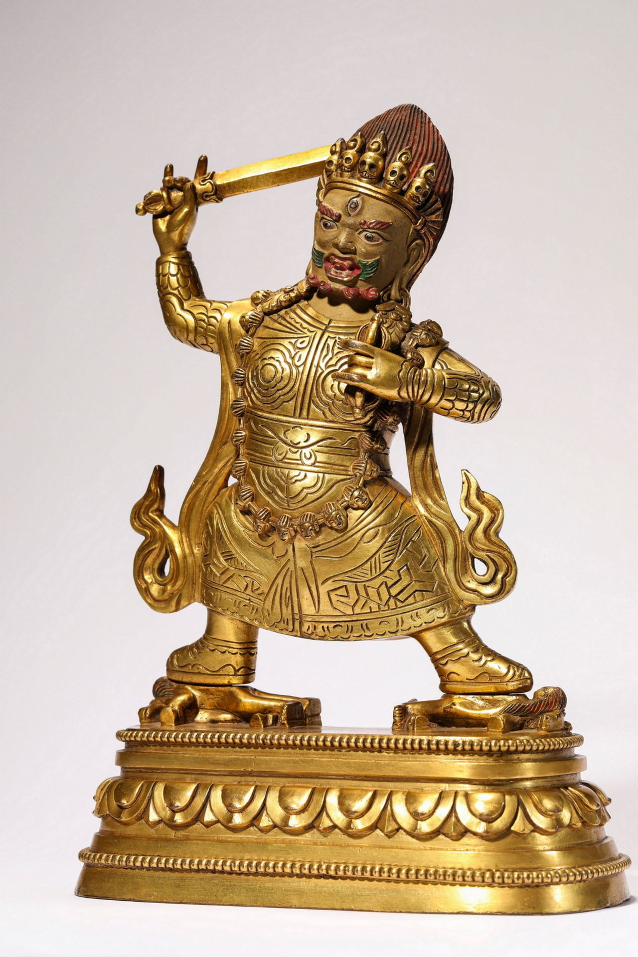 A Chinese bronze figure, 16TH/17TH Century Pr.Collection of NARA private gallary.  - Image 2 of 6