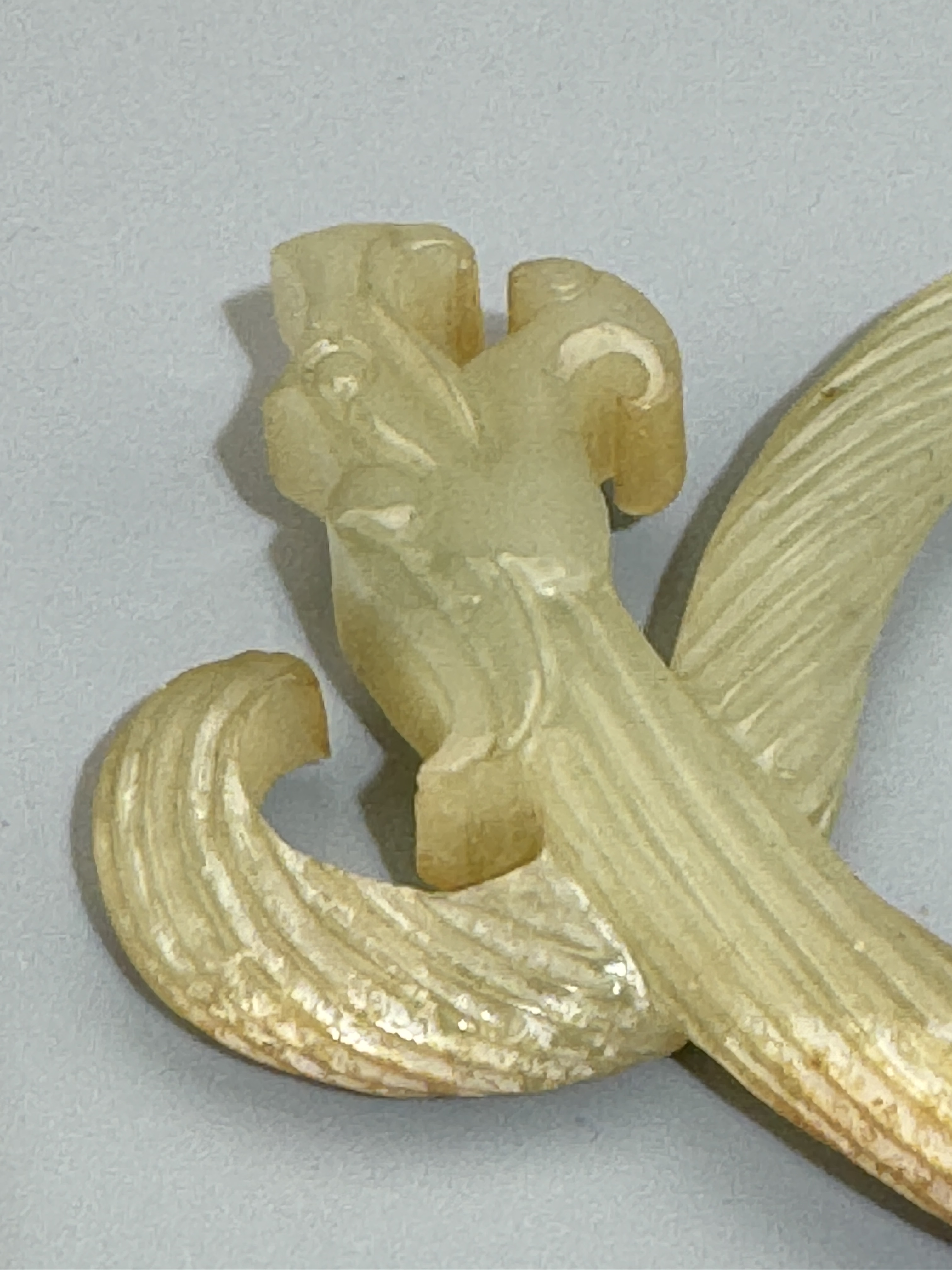 A Chinese jade ornament, 13TH/16TH Century Pr.Collection of NARA private gallary. - Image 6 of 7