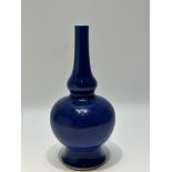 A Chinese blue pointed vase, 16TH/17TH Century Pr. 
