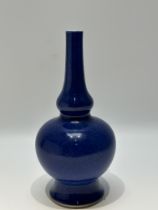 A Chinese blue pointed vase, 16TH/17TH Century Pr.