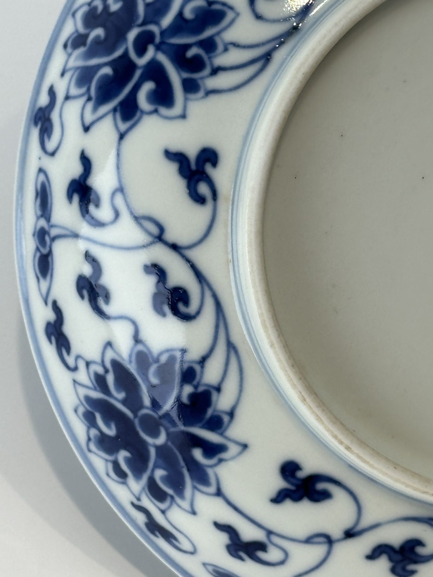 A Chinese Blue&white dish, 19TH/20TH Century Pr.  - Bild 5 aus 8