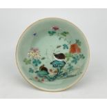 A Chinese Famille Rose dish, 18TH/19TH Century Pr. 