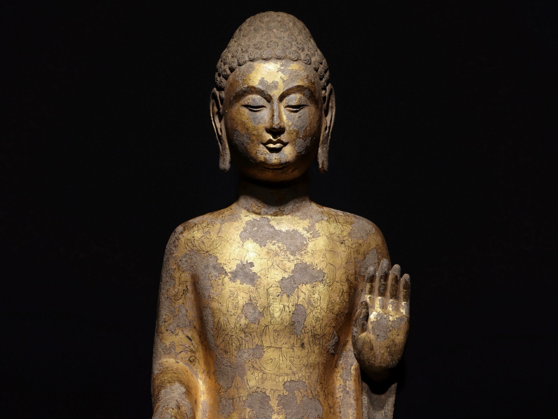 A Chinese stone sculpture, 14TH Century earlier Pr. Collection of NARA private gallary. - Bild 5 aus 9